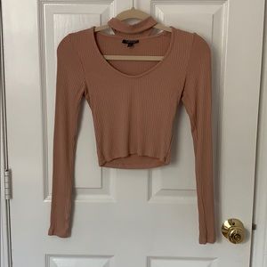 Long-Sleeved Crop Top